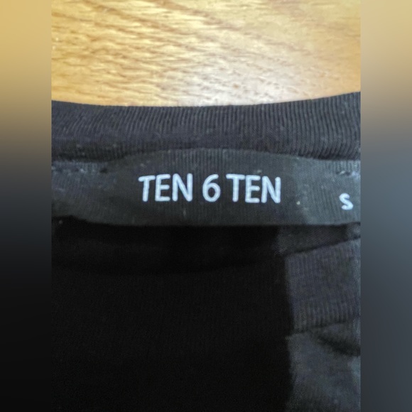 Ten 6 Ten Asymmetric Women's Color Block Top - Picture 7 of 8